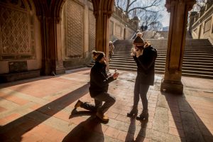 Christmas Proposal Engagement Ring